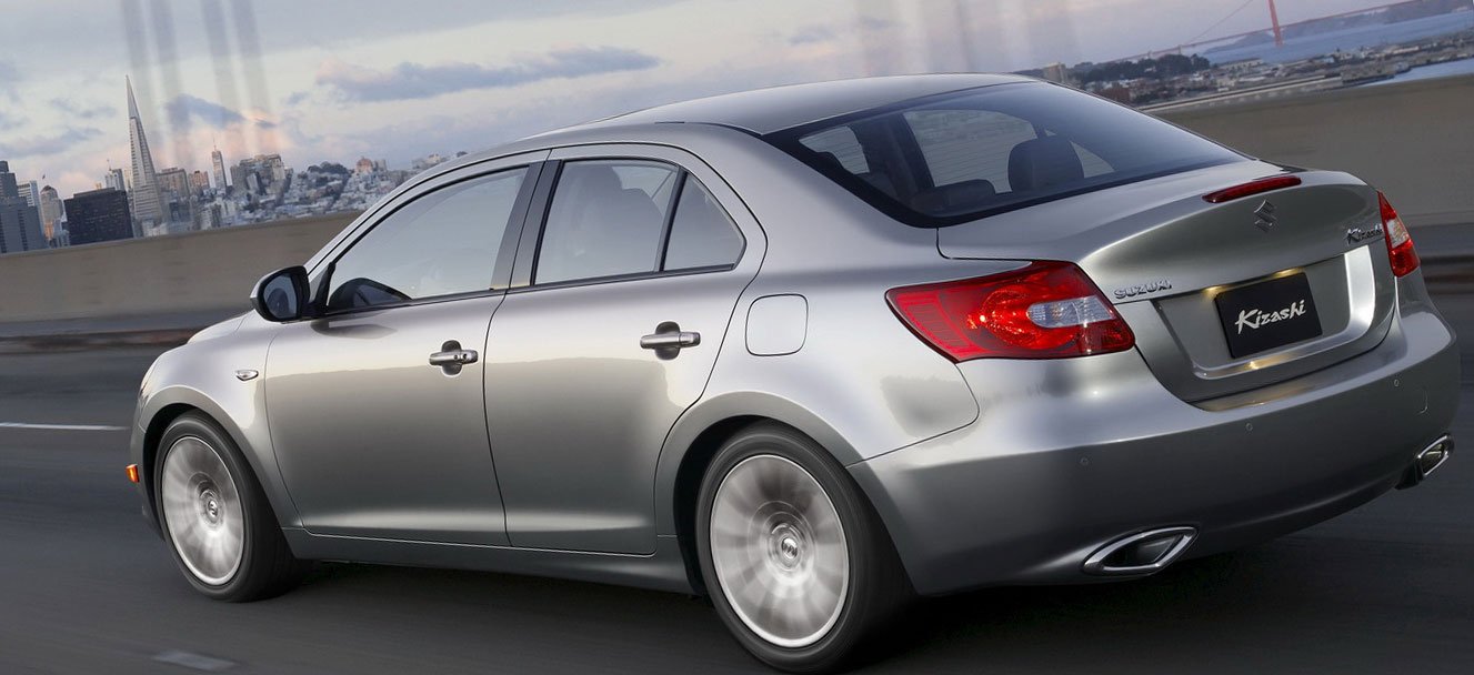 new Suzuki Kizashi D-Segment sedan Kizashi rear side view